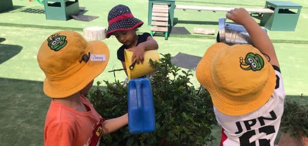 Children gardening at Guardian Marsfield