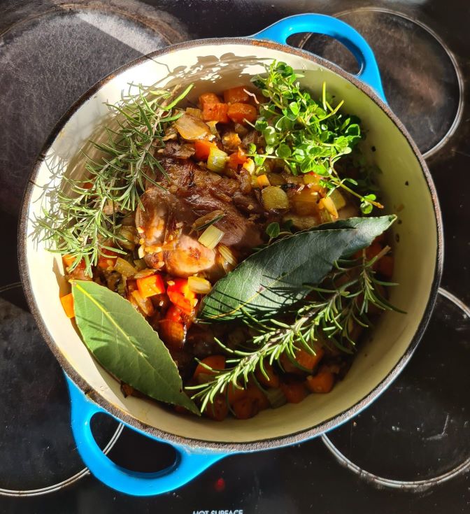Lamb Shank with Rosemary